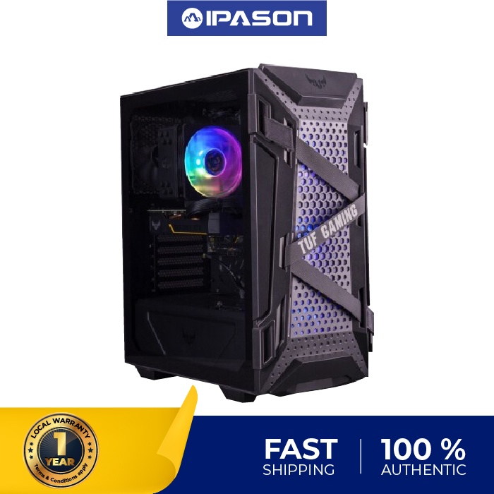 IPASON Desktop PC GeForce RTX 3080 Ti - Intel I7 10700