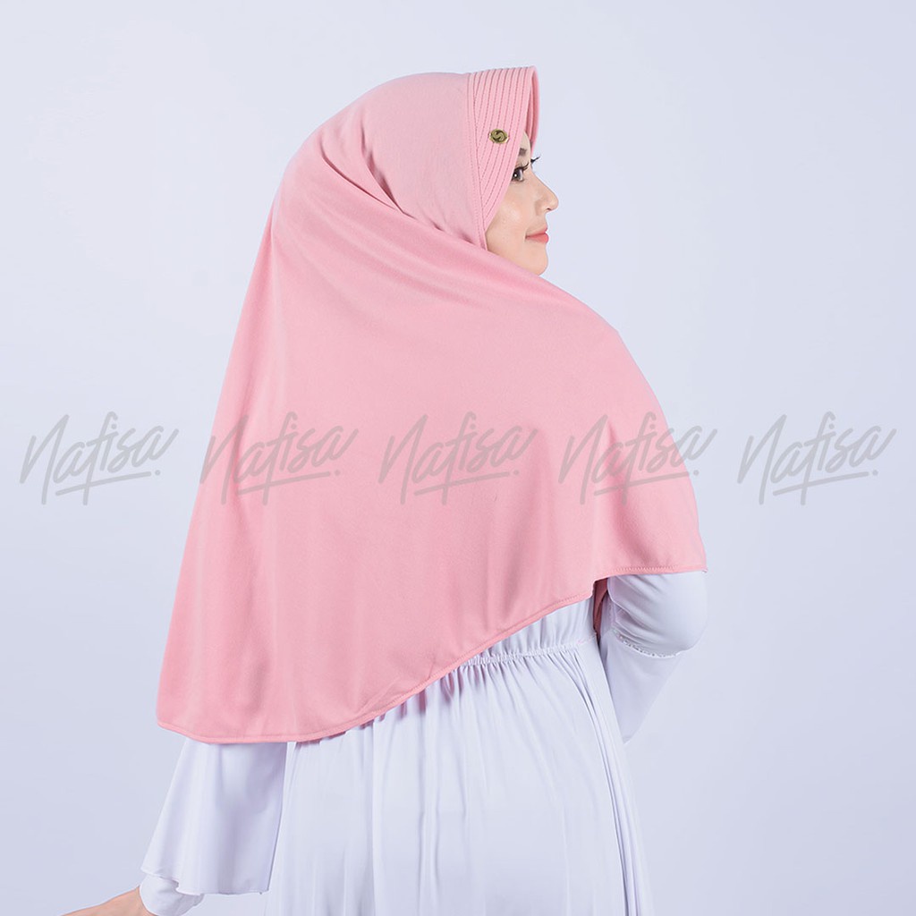 TERMURAH..Hijab Instan ASHA XL Jilbab Instan Kaos Jumbo Kerudung Bergo Syari Pad Kecil | Khimar Pad Antem