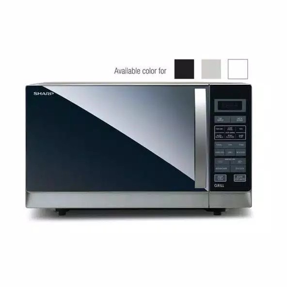 Microwave Microwave Sharp R728 With Grill Low Watt Warna Silver