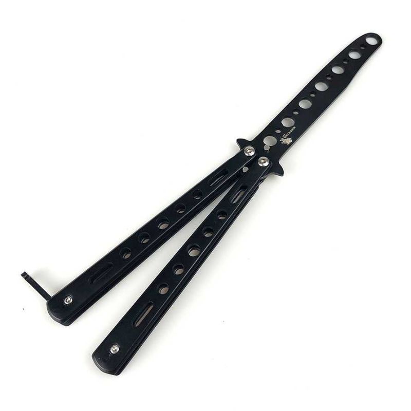 KNIFEZER Pisau Lipat Training - Balisong trainer knife (Untuk Latihan - Tidak Tajam)