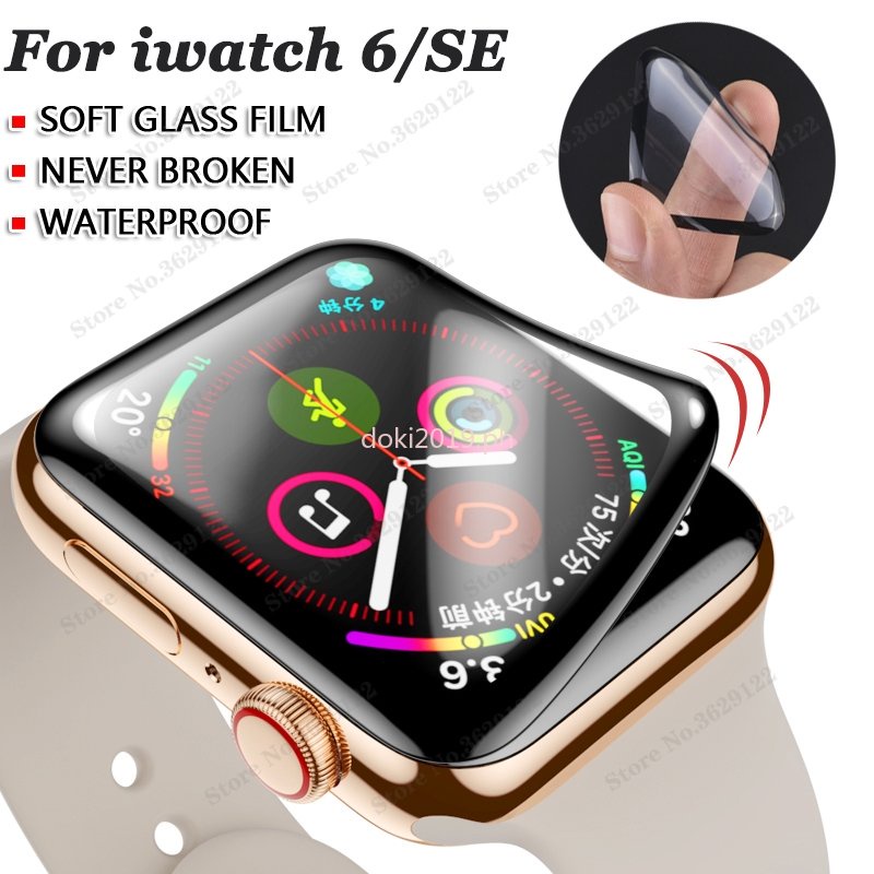 Pelindung Layar Anti Air Untuk Apple Watch 8 SE 7 44MM 40MM (Bukan Tempered Glass) Iwatch 6 5 4 3 2 1 42 38MM