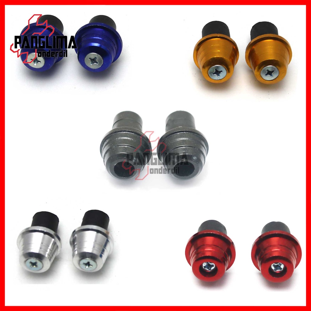 Bandul Stang Untuk Semua Jenis Motor-Universal Jalu Setang Stir Variasi Merah-Emas-Biru-Silver 1 Set-2 Pcs