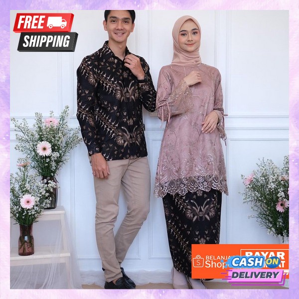 Kabaya Kondangan Bj Tunangan Kekinian Baju Engagement Cople Bsju Kbaya Wisuda Oneset Kebya Copel Set