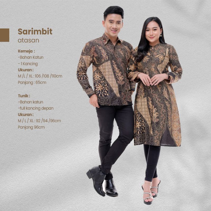 Sarimbit Batik Atasan Kemeja dan Tunik - Naira Batik