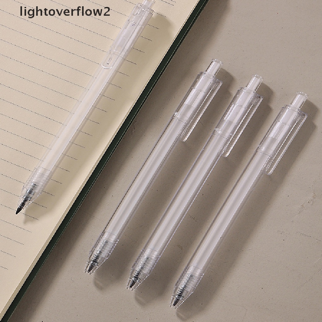 (lightoverflow2) Hb Pensil HB Transparan Tanpa Tinta Untuk Menulis / Sketsa / Hadiah Anak / Sekolah / Kantor