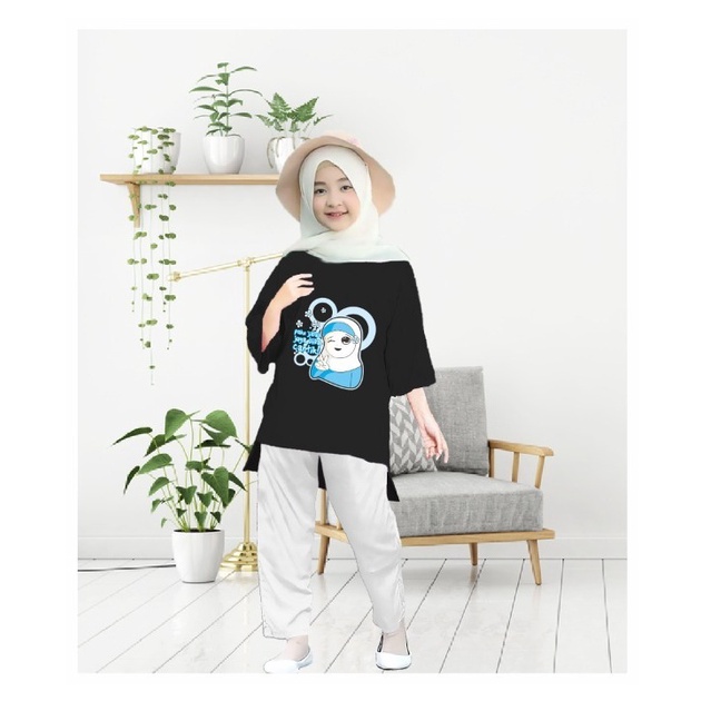 Tunik anak Hijab Cantik