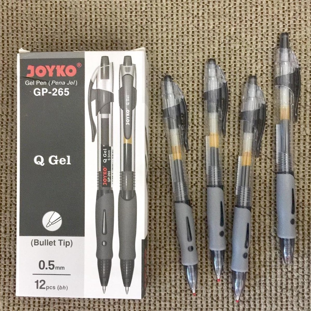 

JOYKO - Pulpen Gel GP-265 Q-Gel 0.5mm (1 Lusin / 12 Pcs)