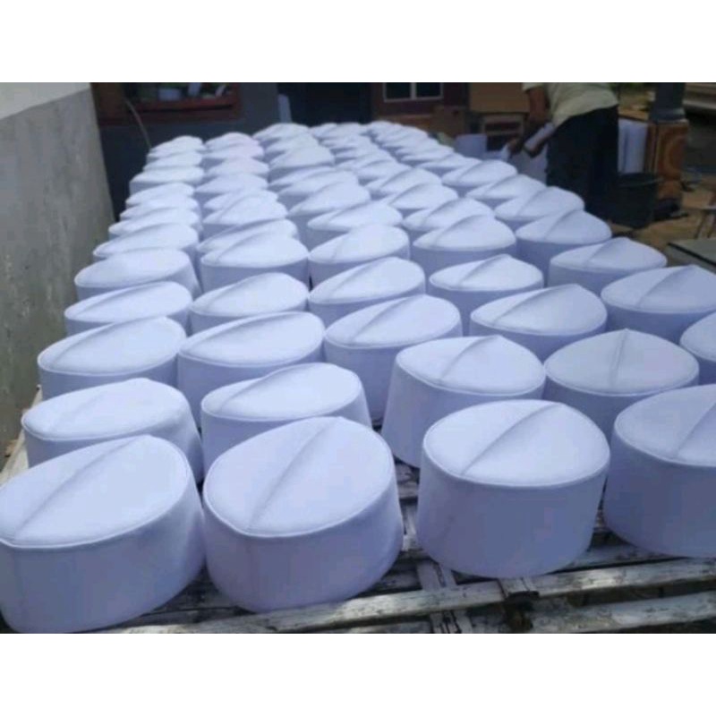 Peci haji/ Peci putih/ Peci songkok putih