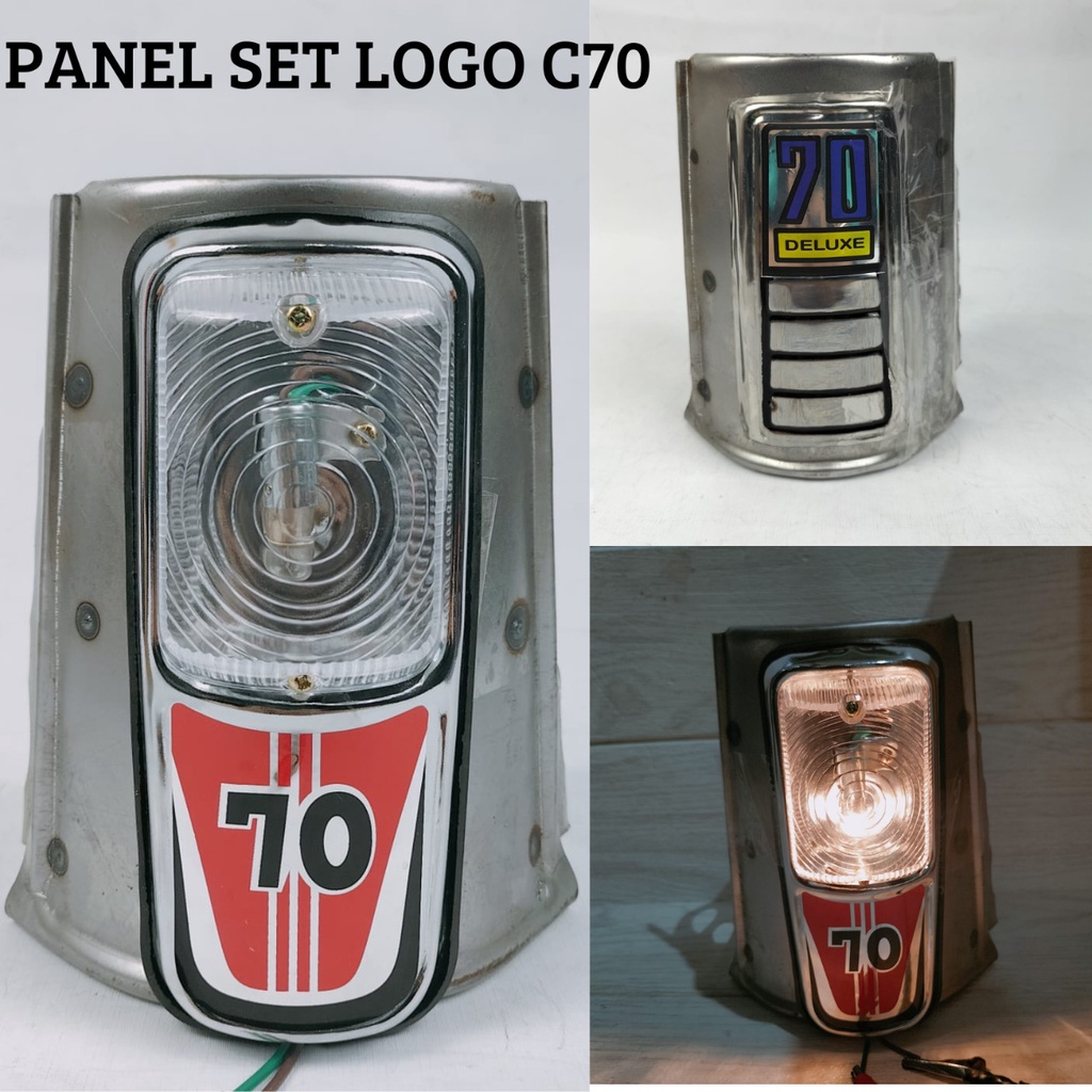 PANEL DASI DADA HONDA C70 SET LAMPU SENJA PANEL DASI C70 IMPORT