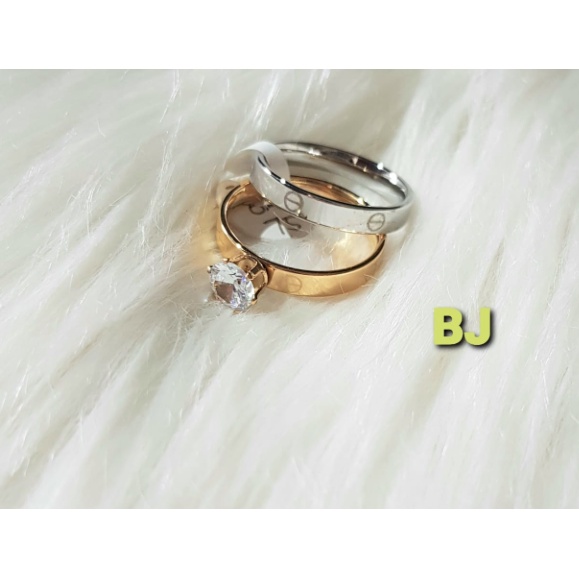 CINCIN SET MODEL CARTI** MATA SATU/ CINCIN TITANIUM/ AKSESORIS WANITA KOREA
