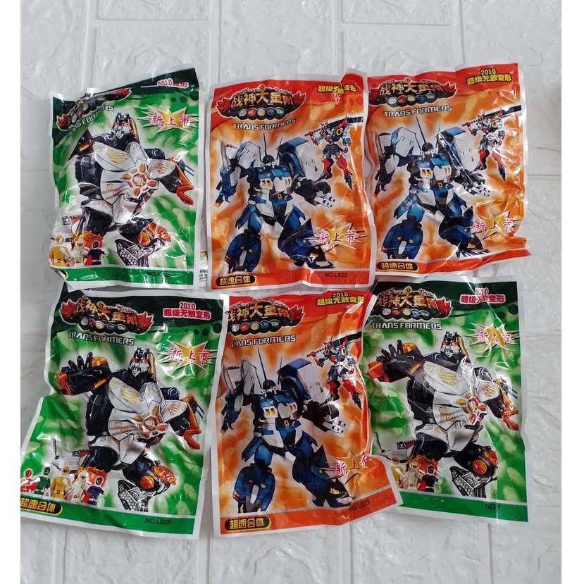 Mainan Robot anak Plastik kecil/Robot bongkar Pasang - edukasi anak