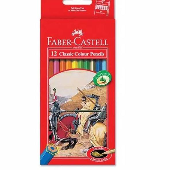 

Super Spesial Pensil Warna Faber Castell 12 Warna Panjang