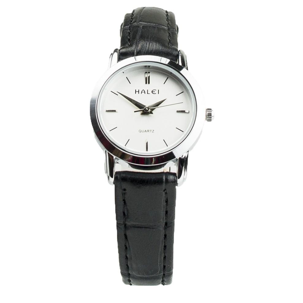 {MSH.22Oc22ᴰ} Halei watch Official Garansi resmi 1 tahun Jam Tangan Halei Original Wanita Kulit Silv