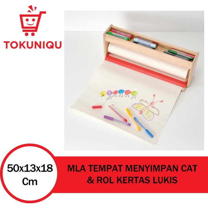 

Nikmati Tempat Menyimpan Cat Air, Crayon, Spidol Dan Rol Kertas Lukisan Mla Limited