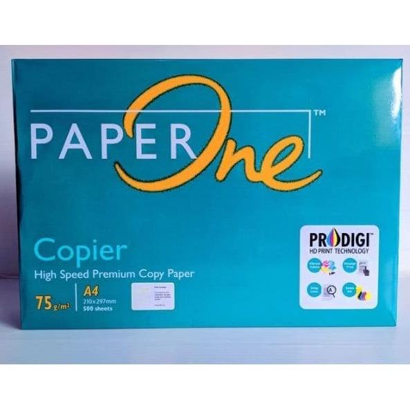 

SALE KERTAS FOTOKOPI A4 COPIER PAPERONE 75 GSM GR GRAM [RIM]