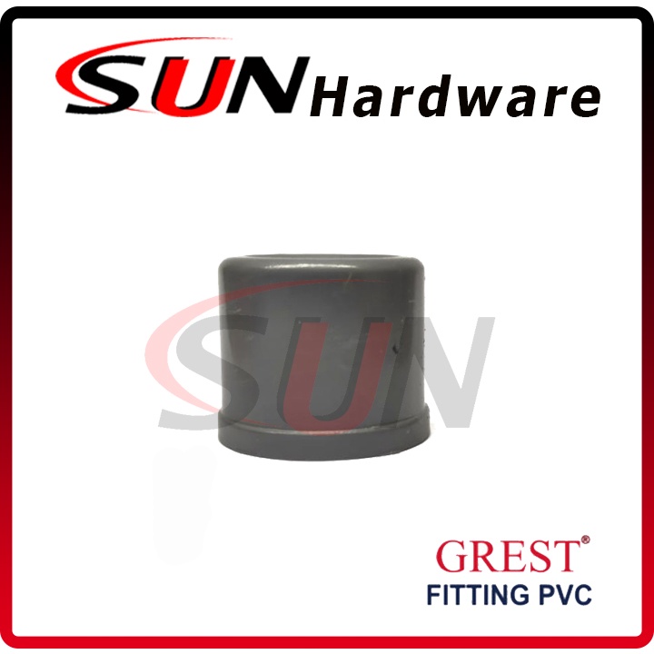 Tutup Pipa Air Pvc 1 Inch Grest Fiting Penutup Cap Dop Polos Paralon