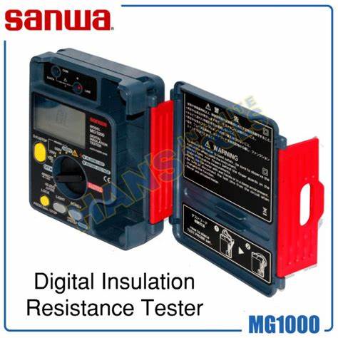 SANWA DIGITAL INSULATION TESTER MG1000
