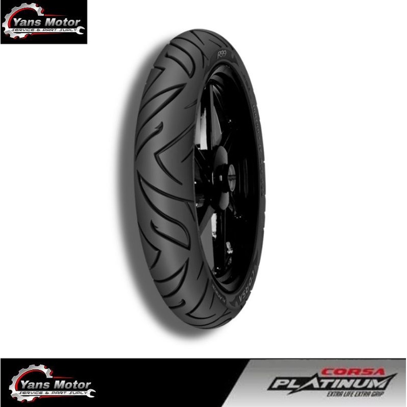 CORSA R99 RING 17 (TUBLES) BAN LUAR CORSA PLATINUM R99 RING 17 UKURAN  90/80-17   100/80-17 110/70-1