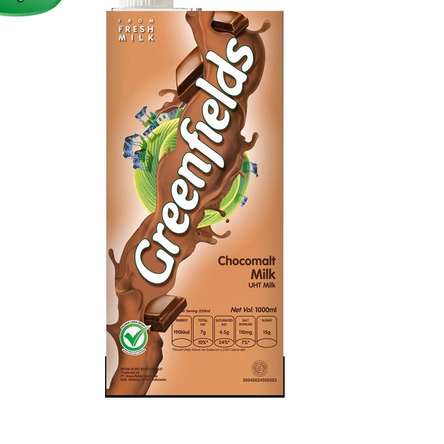 

Grosir Greenfields Susu UHT Choco Malt 1000 ml