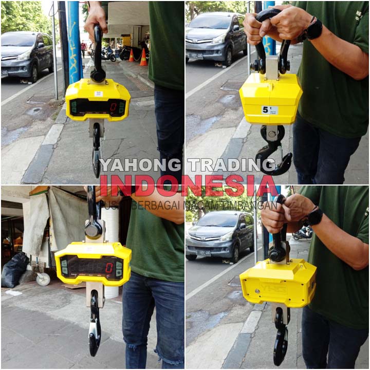 Timbangan Gantung Digital Barang Berat Ekspedisi Pabrik YHG 5TON 1kg