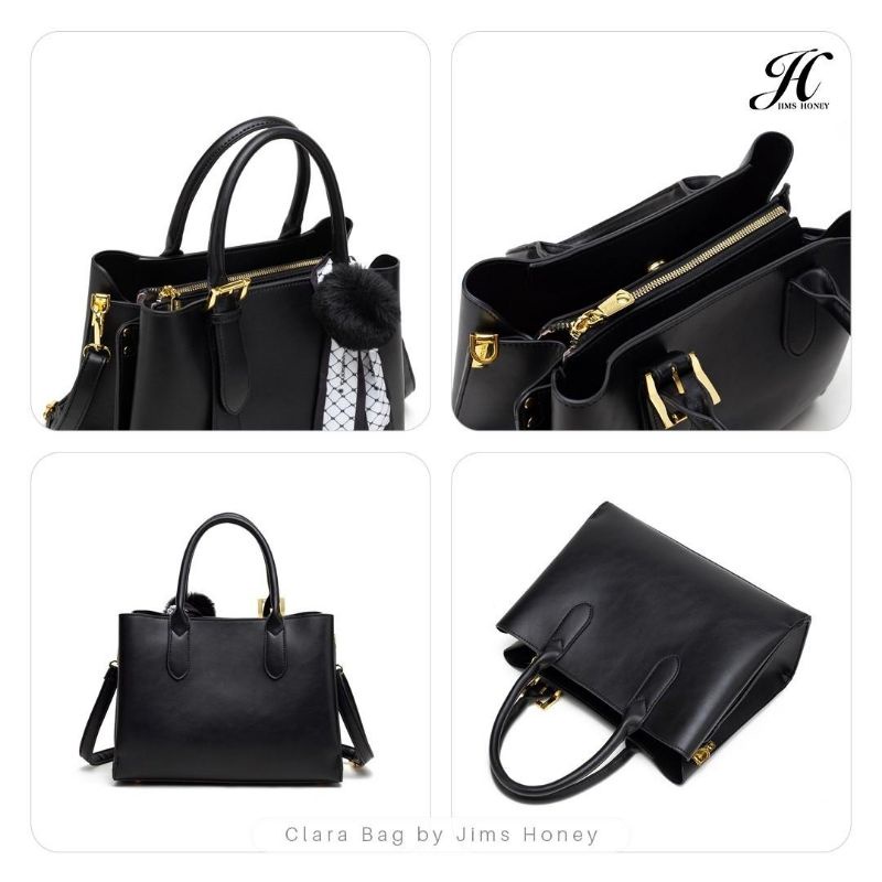 CLARA BAG JIMS HONEY ORI TAS TOTE SELEMPANG BAHU WANITA IMPOR FASHION CEWEK KOREA SLING HAND MURAH