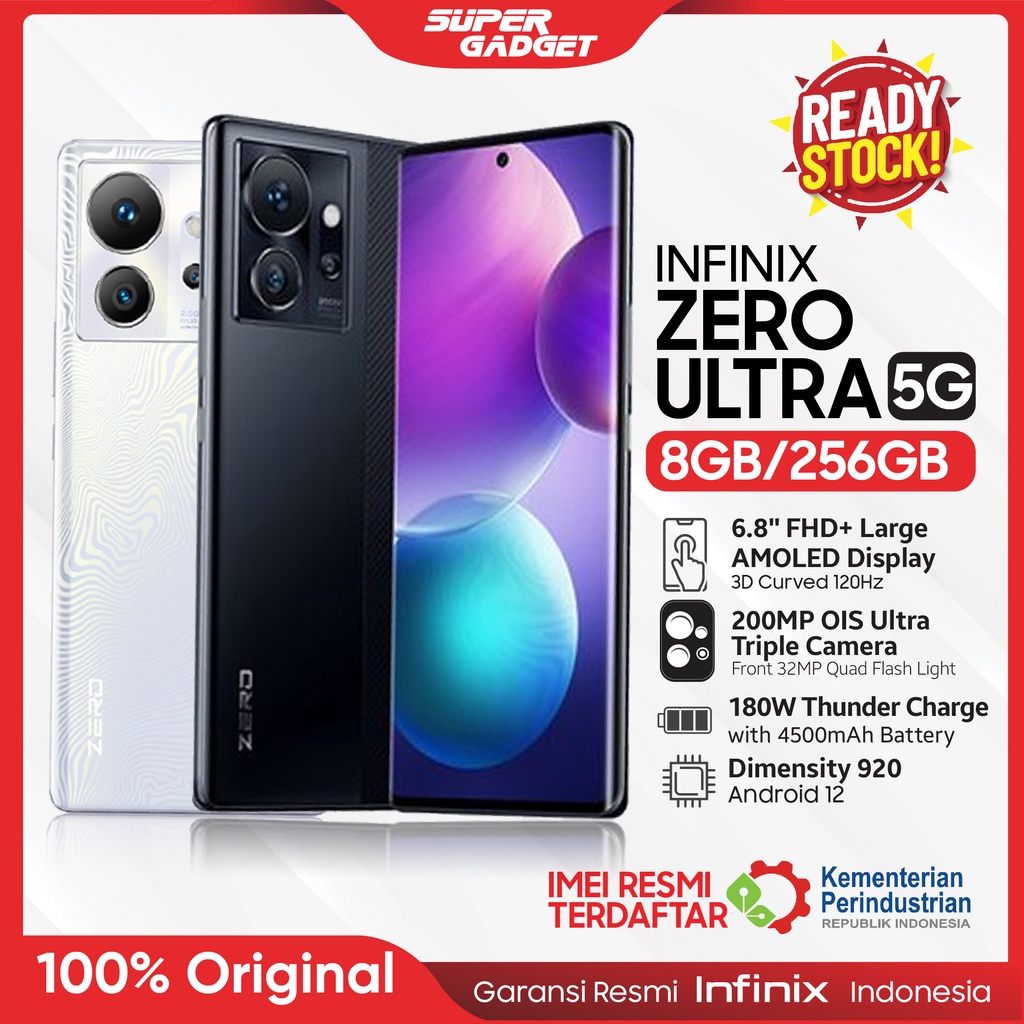 Infinix Zero Ultra 8/256 RAM 8 ROM 256 GB 8GB 256GB HP Smartphone Android