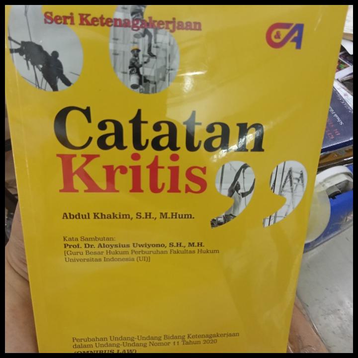 

DISKON TERBATAS !!! BUKU CATATAN KRITIS UNDANG UNDANG OMNIBUS LAW ORIGINAL TERLARIS