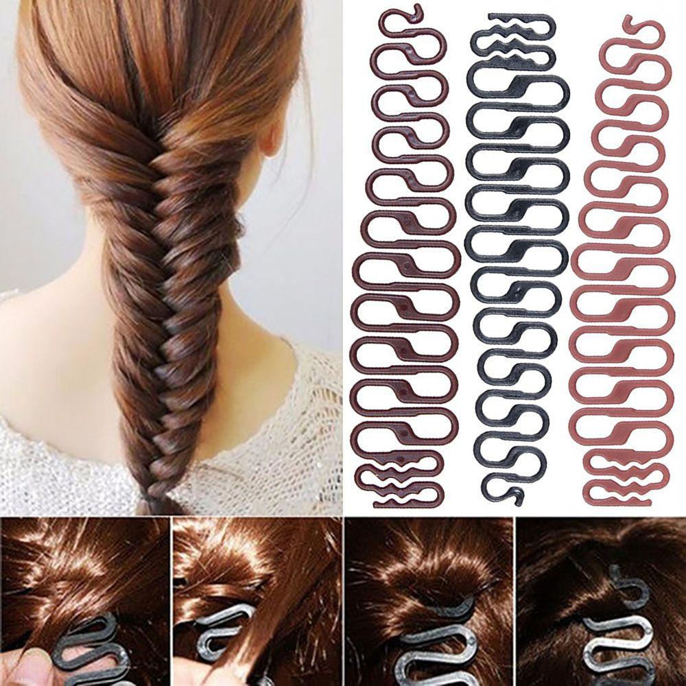 Needway Braiders Wanita DIY Menenun Rambut Artefak French Wave Braid Clip Fishbone Rambut Kepang Hair Braider