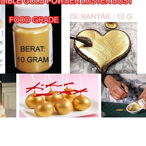 

PELARUT LUSTER DUST 96% 35ML PGA LEMON EXTRAC CAKE KUE MAKAN EDIBLE LUSTER DUST LUSTER FOOD BAKERY EMAS PERAK