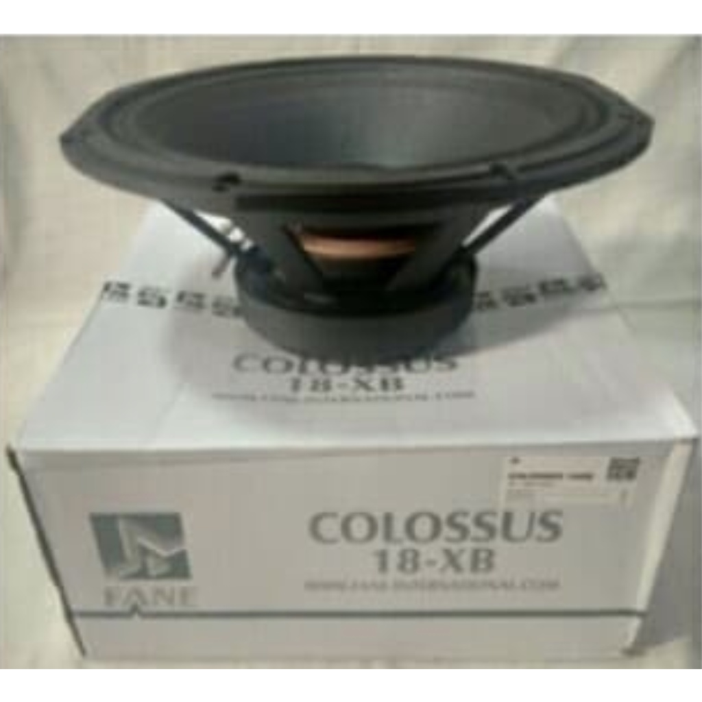 (PETI KAYU) Komponen Speaker 18 Inch FANE Collosus Prime 18XB FANE 18XB 18 XB Original