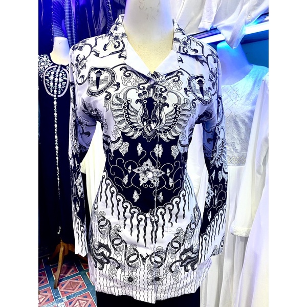 BAJU PGRI FURING/BAJU KERJA ASN PGRI WANITA/BAJU DINAS GURU WANITA/ATASAN PGRI WANITA
