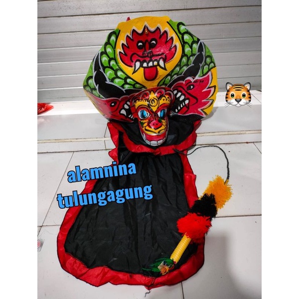 barongan jumbo dan cambuk anak