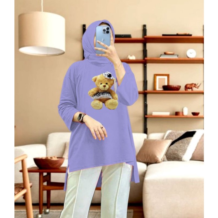 TUNIK FASHION BEAR KARAKTER SiZE  L XL XXL