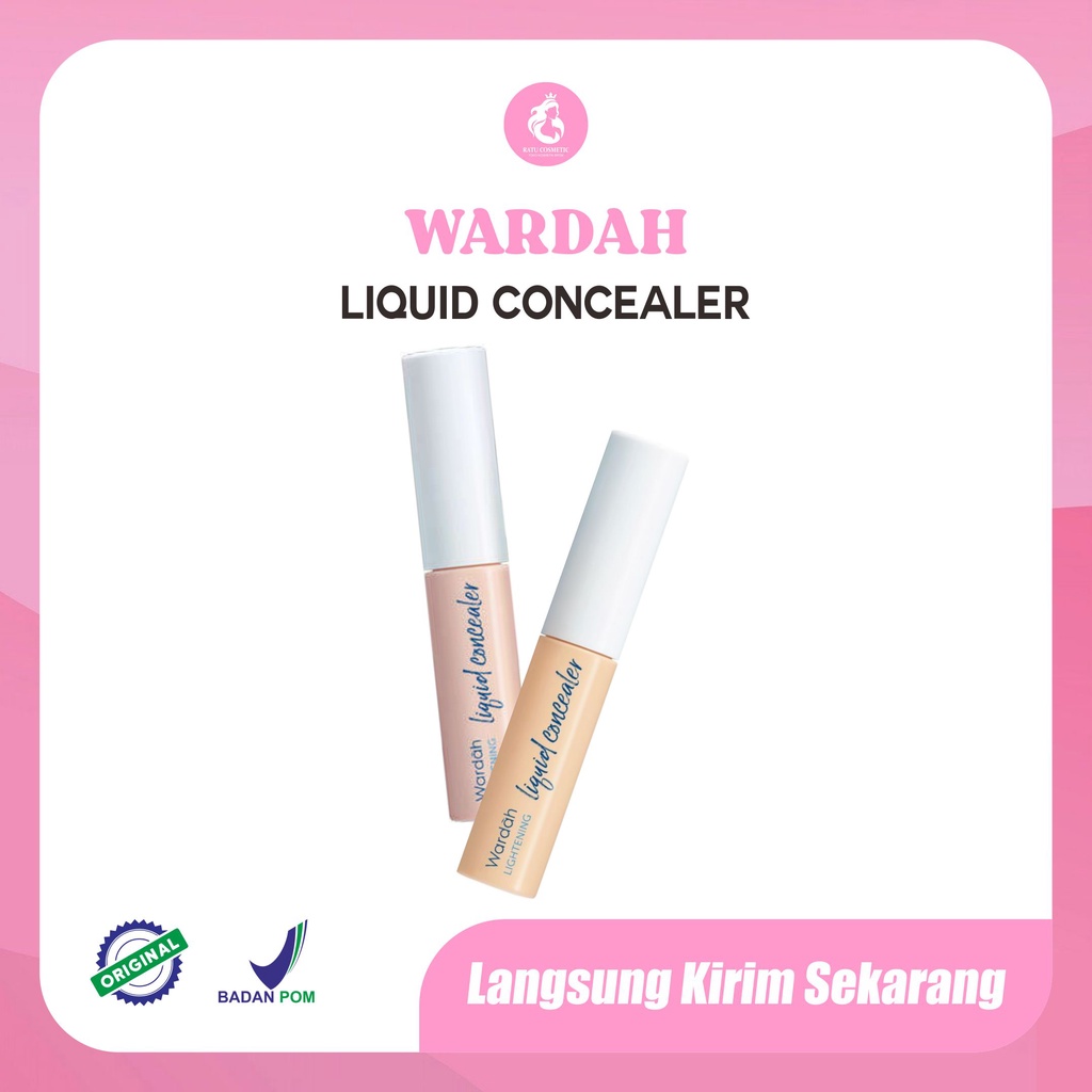 WARDAH LIGHTENING LIQUID CONCEALER WARDAH LIQUID CONCEALER WARDAH CONCEALER ORI BPOM (GROSIR)