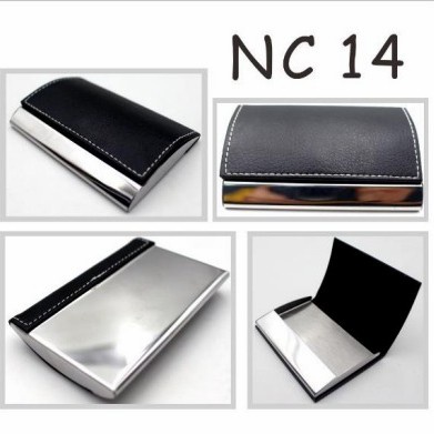 

Namecard Tempat Kartu Nama / Name Card Holder Kulit - Ncc 14 - Hitam