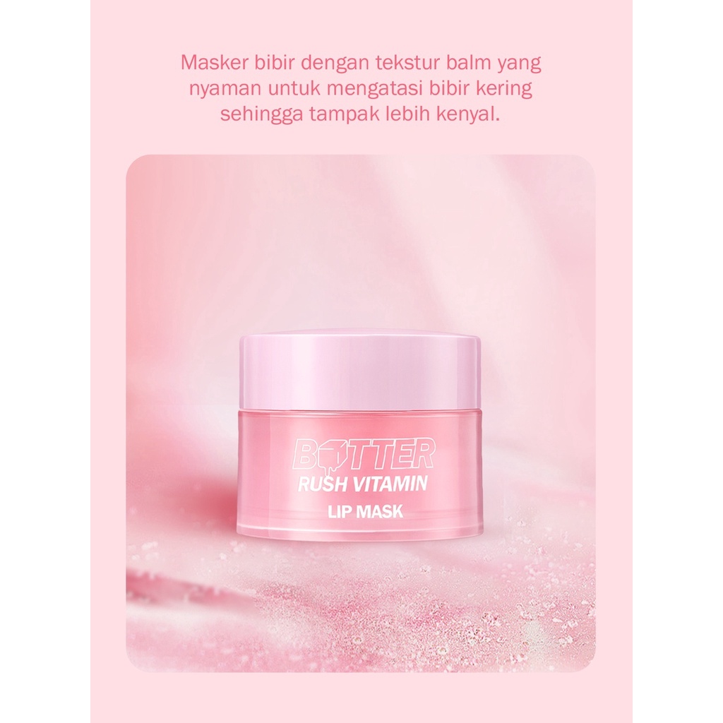 [ORI &amp; BPOM] BNB barenbliss Butter Rush Vitamin Lip mask Moisturizing Lip Balm [Masker Bibir Cerah]