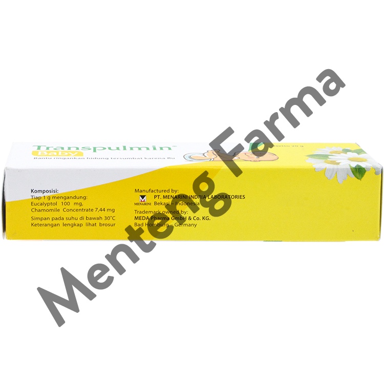 Transpulmin Baby Balsam 20 G - Pereda Hidung Tersumbat dan Menghangatkan Badan