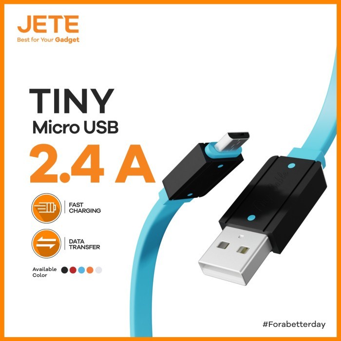 

KABEL JETE TINY MICRO / KABEL DATA JETE TINY MICRO USB 1M