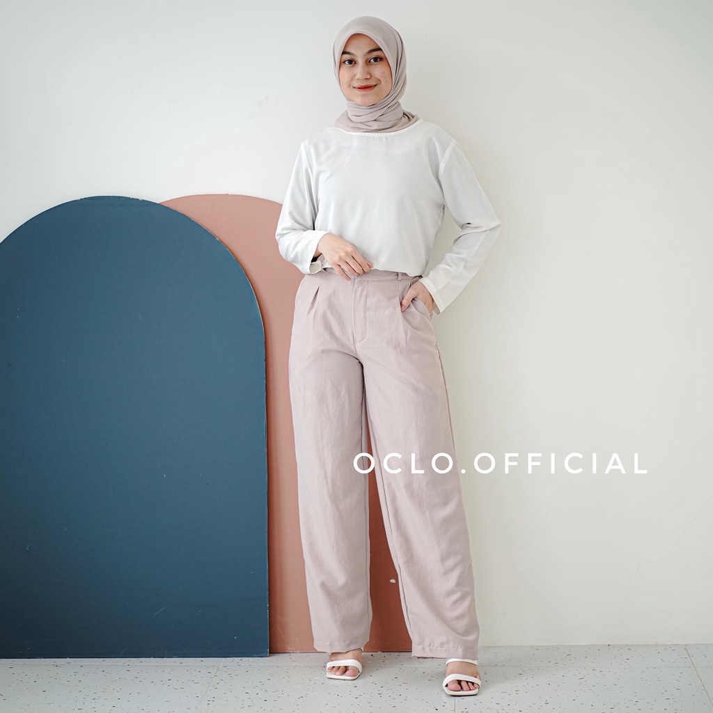 Caniya Basic Cullotes | Celana Kulot Loose Straight