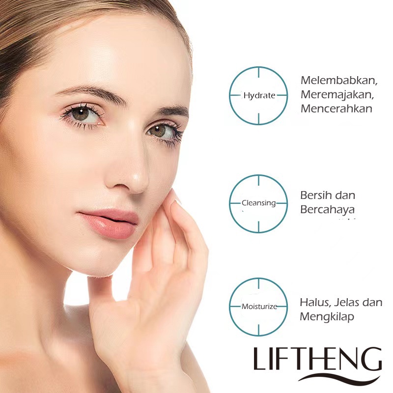 LIFTHENG DEEP SEAWEED EDITION Moisturizing Molecule Emulsion Cream Krim Pelembab wajah 40ML 100ML / LIFTHENG Deep seaweed Macrocystis Moisturizing Facial Wash Sabun Cuci muka Ekstrak Rumput laut 40 gram