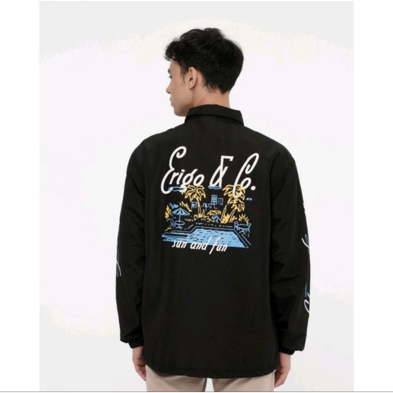 Erigo Coach Jacket Summer Fling Black