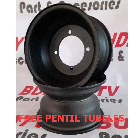 Velg ATV R8 depan baut 4 pcd 110mm