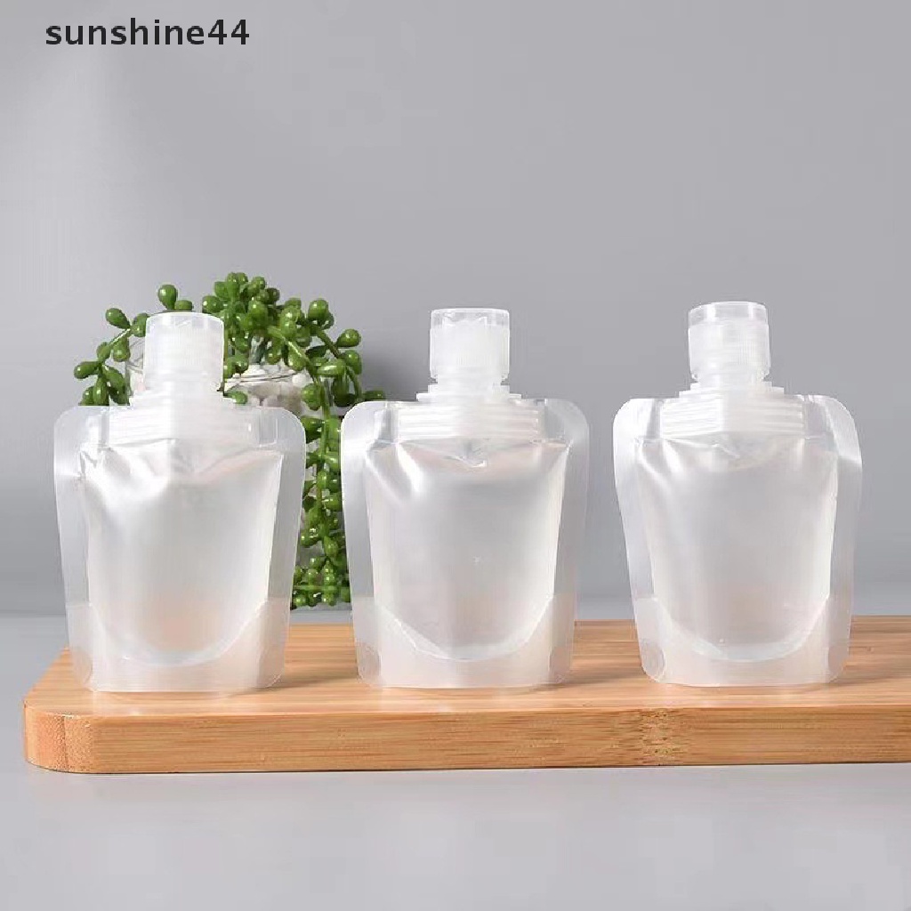 Sunshine 5pcs Botol Dispenser Lotion / Cairan Makeup Portable Untuk Travel