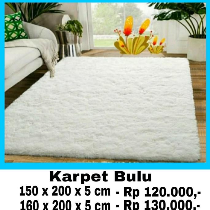 Karpet bulu rasfur, 150 x 200 cm
