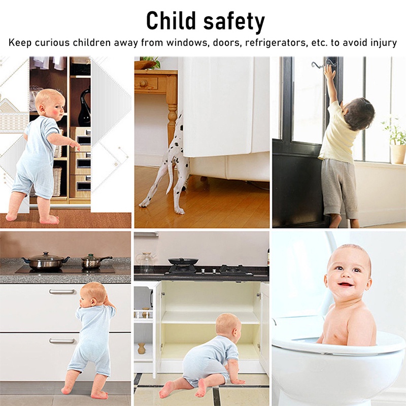 Child Window Safety Lock/Kunci Pengaman Anak Bayi Lemari Jendela Pintu/Kunci Kulkas Pengaman Bayi