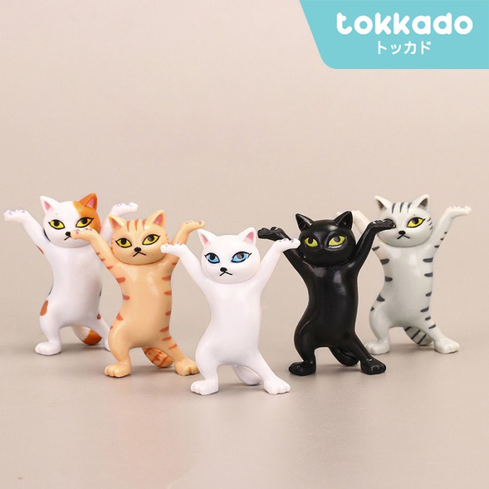 

Stationery Tokkado Maru Figure Pen Holder Kucing Cat Pajangan Mainan Unik Lucu