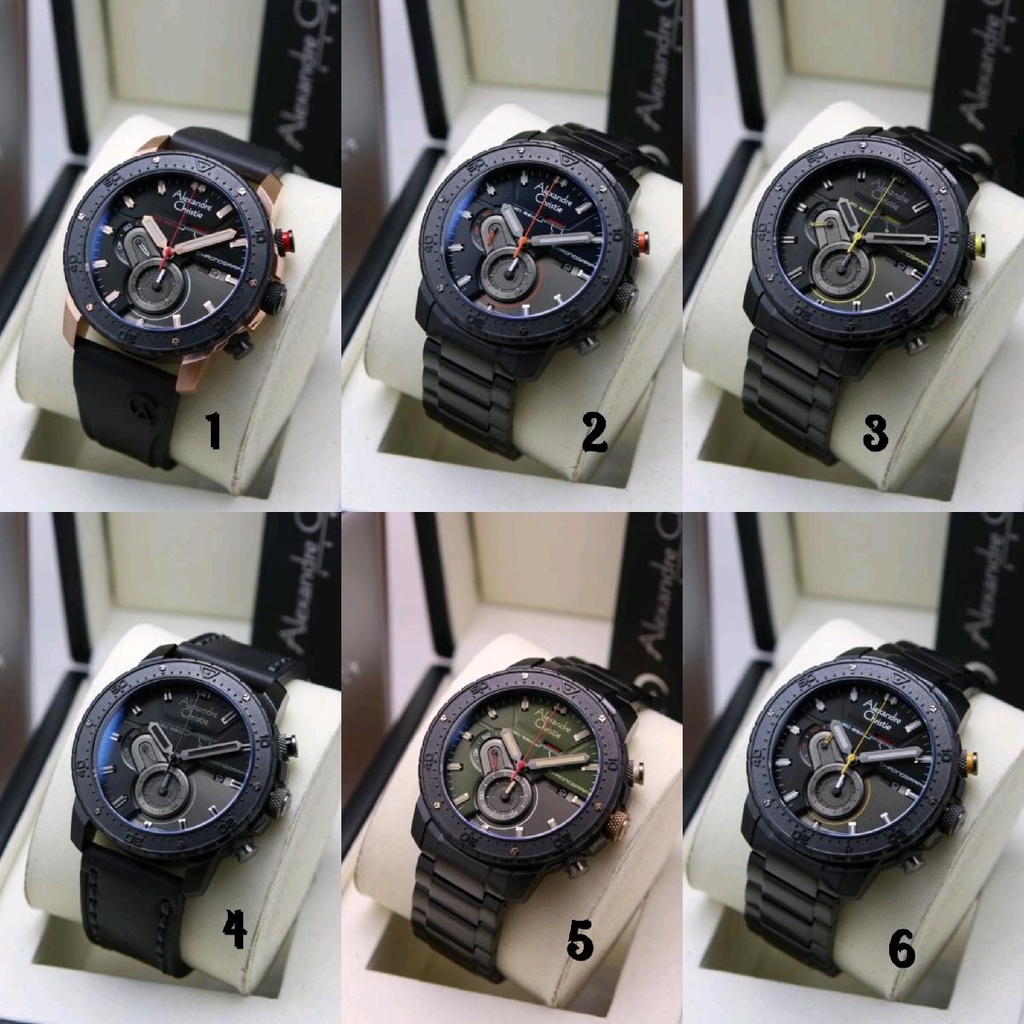 [New] Jam Tangan Alexandre Christie 6627 / AC6627 / AC 6627 [Original] Stainless