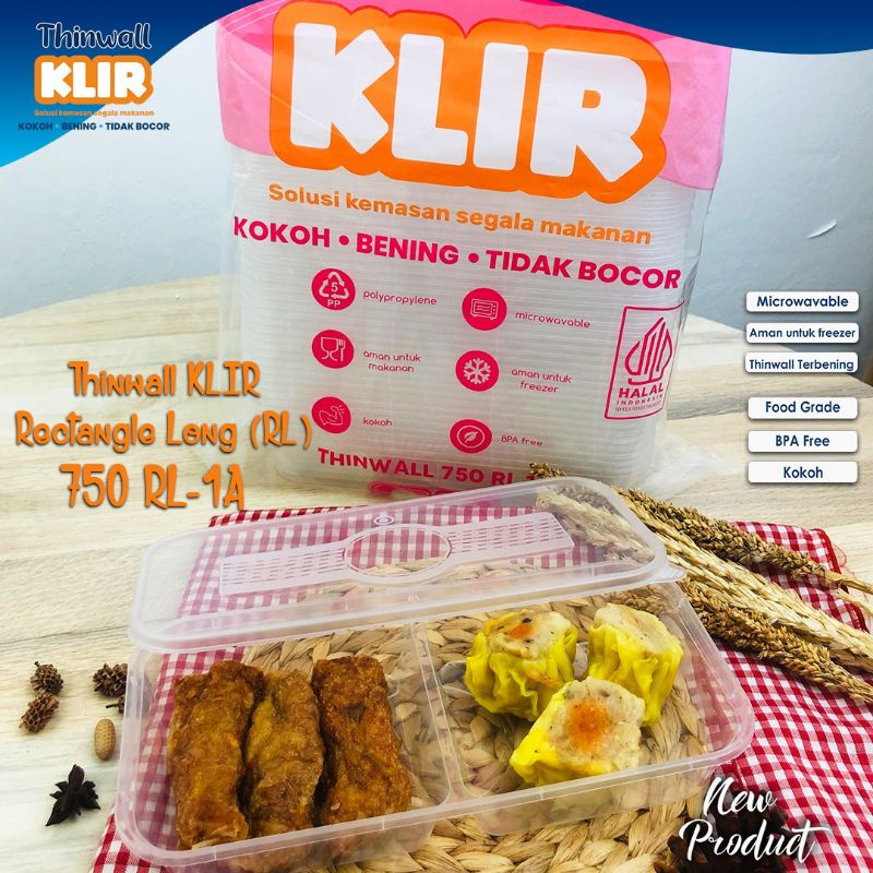 Thinwall Long RL 750ml KLIR (RL 1A, RL 1B, RL 1C, RL 1, RL 3)