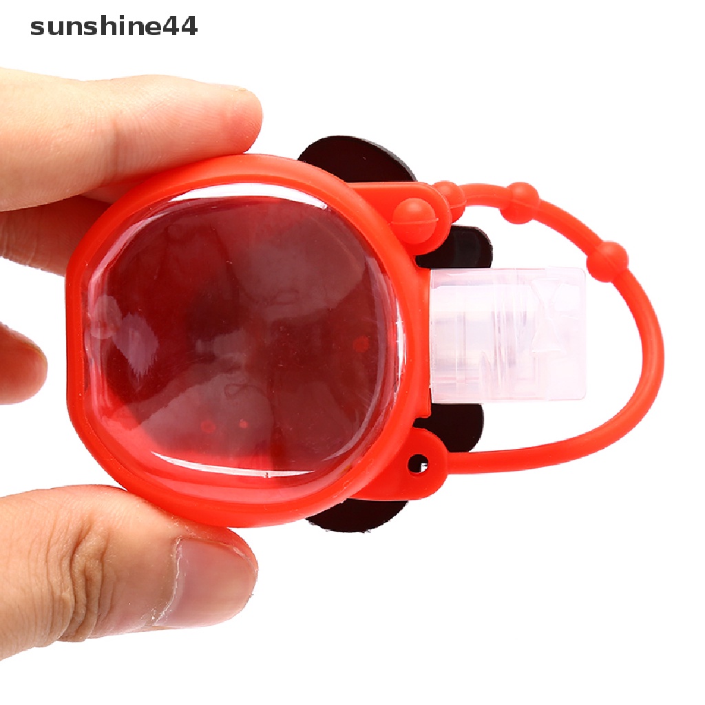 Sunshine Botol Bulat Kosong Motif Kartun Lucu Kapasitas 30ml Untuk Hand Sanitizer / Lotion