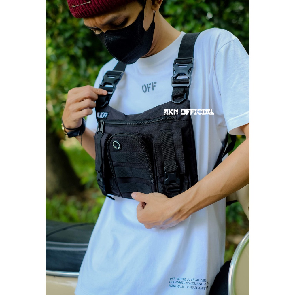 AKN - TAS DADA PRIA TACTICAL REAST TONIC 015 CHEST BAG ARMY TERBARU